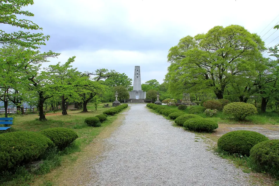 羊山公園・芝桜の丘の風景