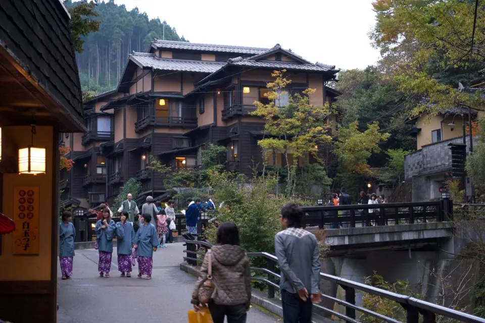黒川温泉の風景