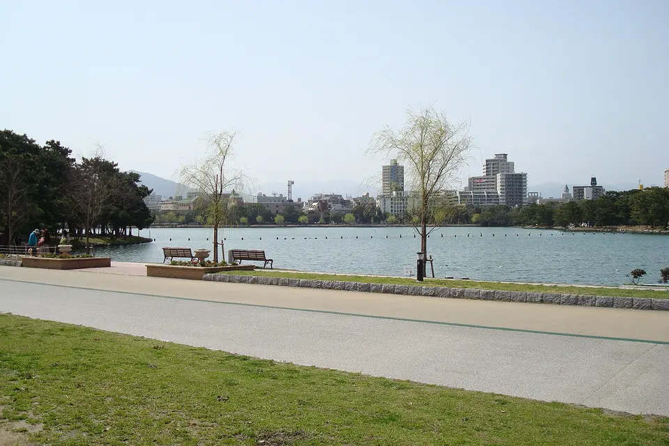 大濠公園の風景