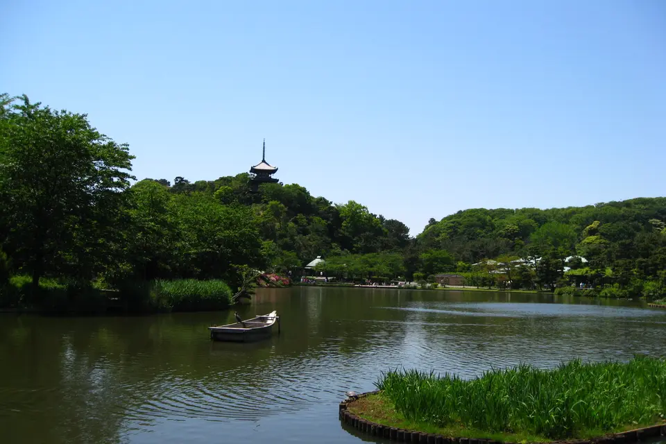 三渓園の風景
