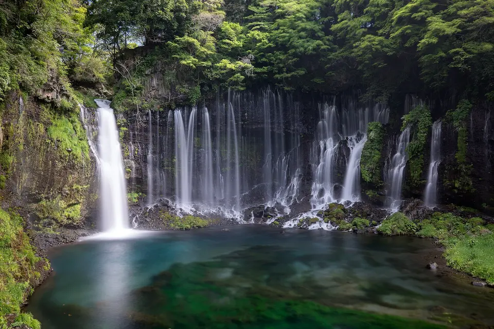 白糸ノ滝の風景