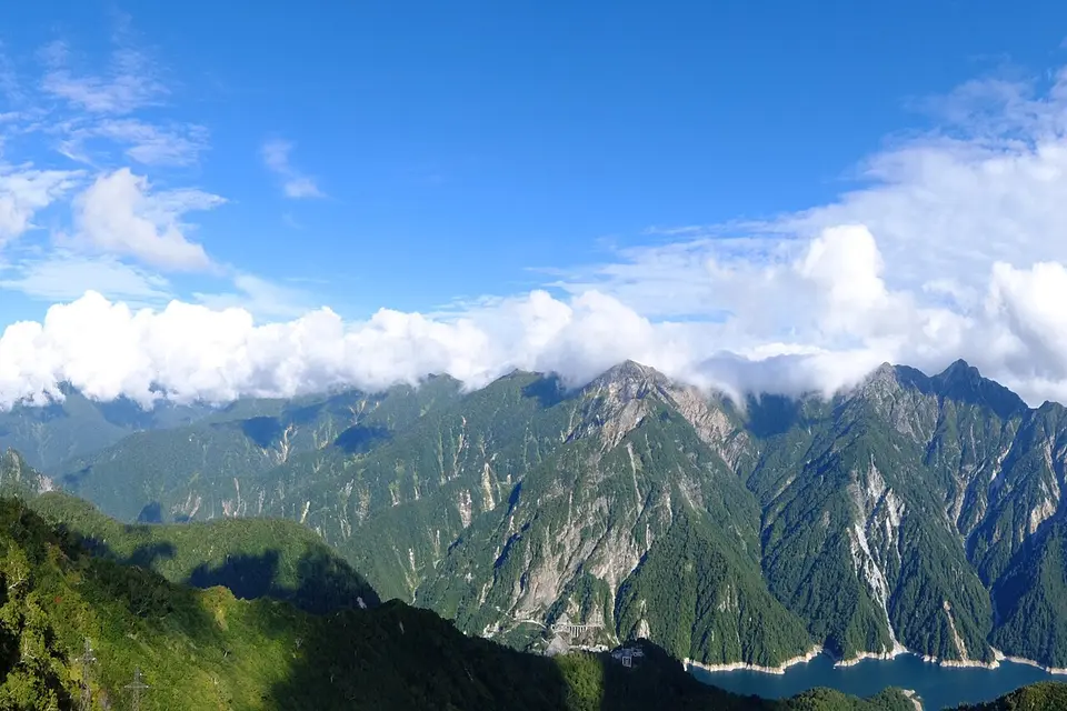 立山黒部アルペンルートの風景